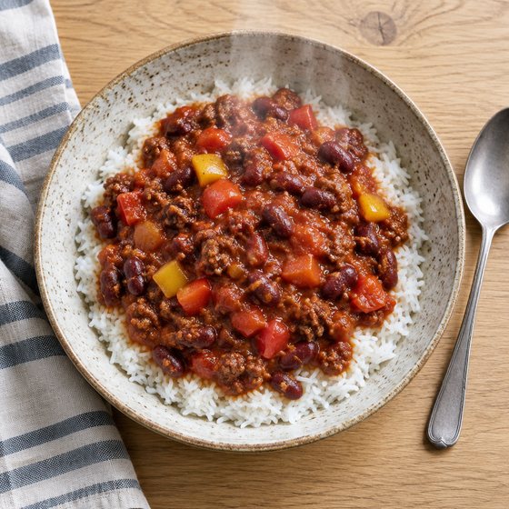 Beef & Bean Chilli - AI-generated illustration