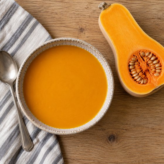 Roasted Butternut Squash Soup - AI-generated illustration