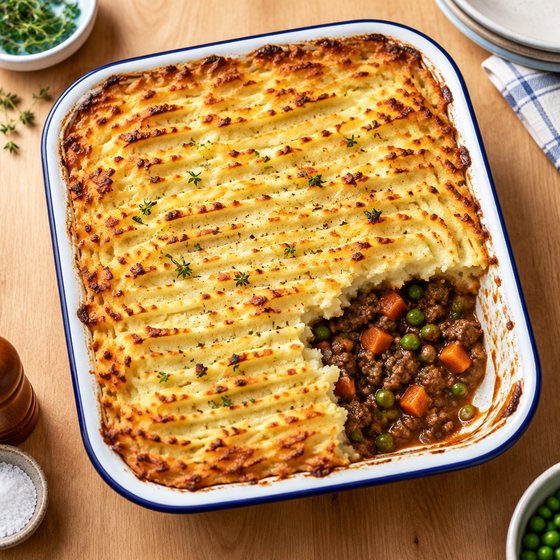 Cottage Pie - AI-generated illustration