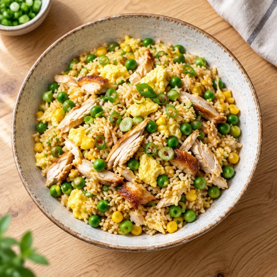Leftover Chicken Fried Rice - AI-generated illustration