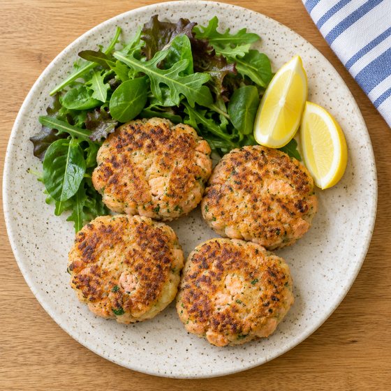 Salmon Fishcakes - AI-generated illustration