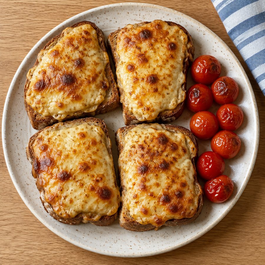 Welsh Rarebit - AI-generated illustration